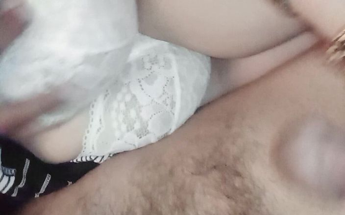 Sexy Yasmeen blue underwear: Ze reed op mijn lul
