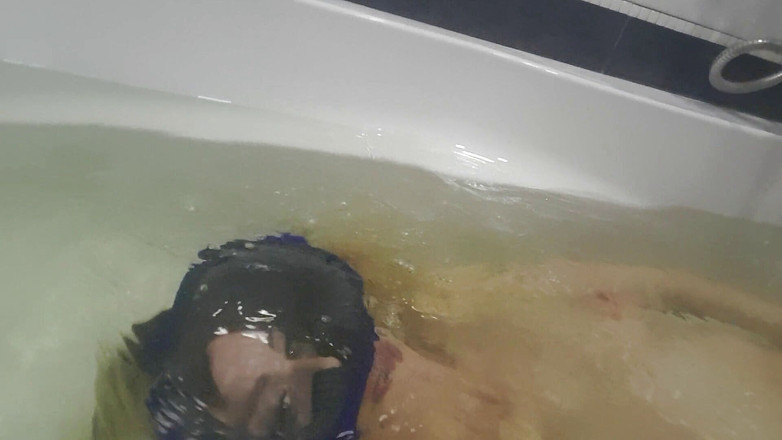 LarisaCum: Zanurzenie i wdychanie maski do snorkelingu