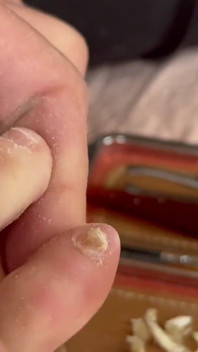 All Natural Long Toe Nail Fetish Video Closeup Toes Foot Feet