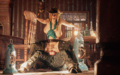 Games looper sex: Sadie! The Real Cowgirl - Animasi (Enjin unreal 5) - bahagian 1