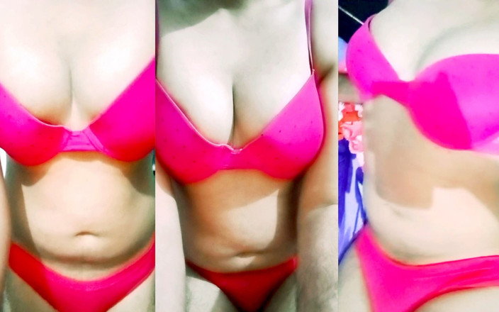 Gaurisissy: India gay crossdresser Gaurisissy xxx sexo en lencería rosa de...