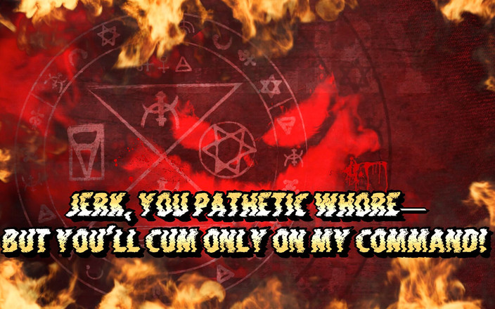 Goddess Misha Goldy: Pajea, patética puta- pero te correrás solo bajo mi comando!