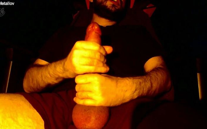 Alex Metallov: Bearded hairy man with huge cock and balls