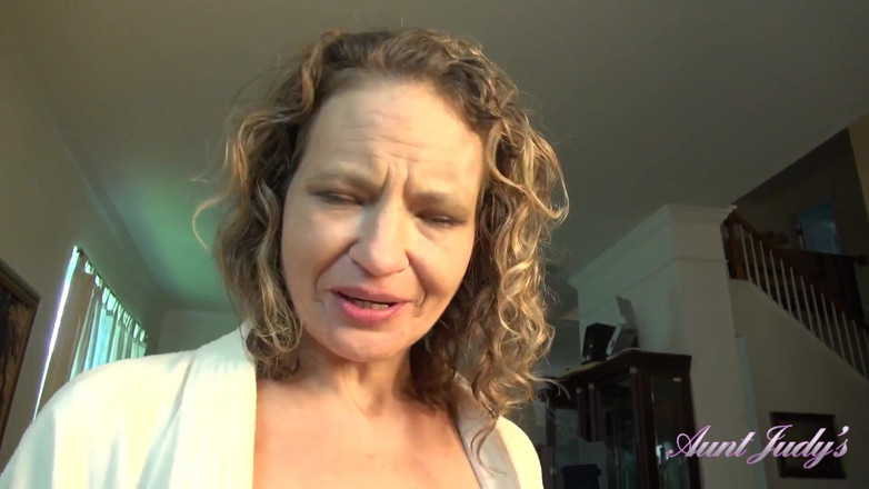 Aunt Judy's: Your Naughty Stepaunt Tia Knows You've Been Watching MILF Porn -...