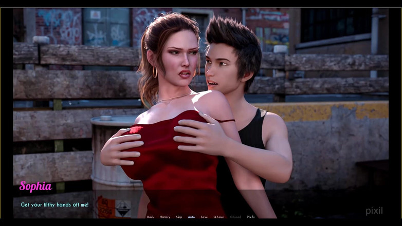 Johannes Gaming: Awam - son görev - Aiden Sophia'nın göğüslerini yakaladı