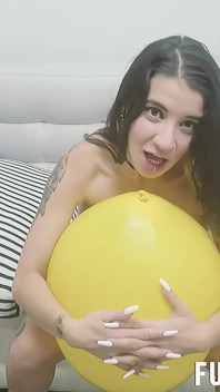 POV+pop with Nails Balloons 8 Naked