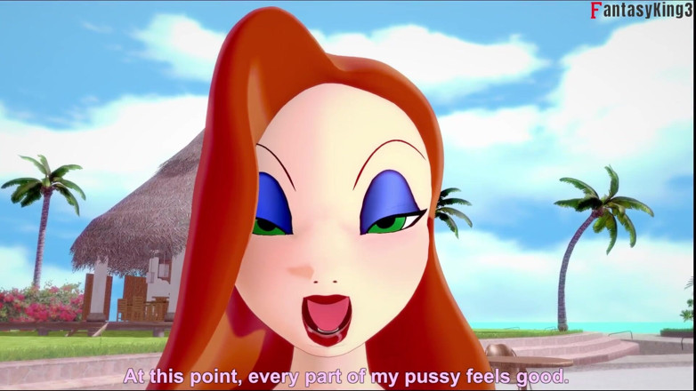 Fantasy king: Jessica Rabbit Wearing a Bikini POV Sex