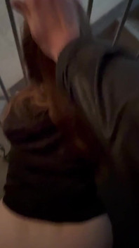 Teen Slut Has Rough Sex in Random Stairwell