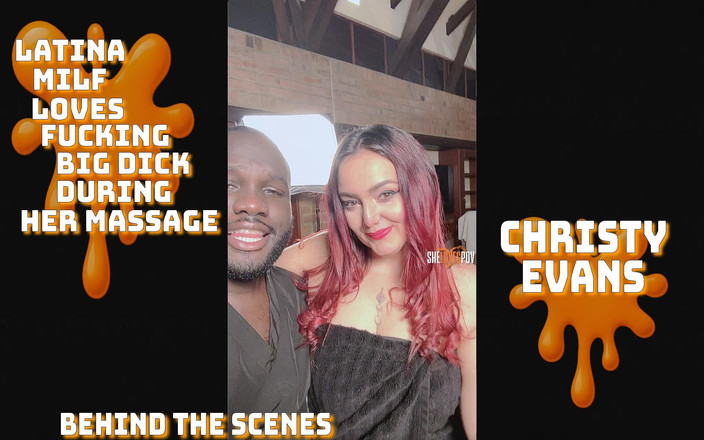 Semaj Media: Semaj 媒体幕后花絮！拉丁女郎christi Evans来享受按摩！！