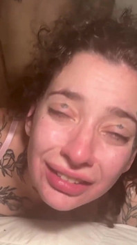 Tattooed Submissive Can't Control Her Excitement as She Receives Rough Sex!