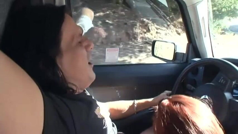 Nikky Thorne's Teen Club: Alluring babe sucks hard cock in the car