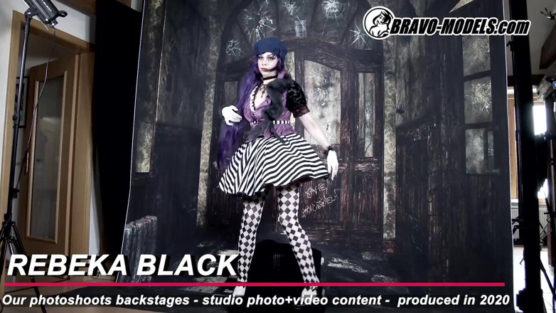 Bravo Models Media: 386-Backstage photoshoot Rebeka Black - Adult