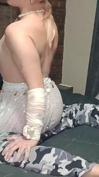 Geile blondine
