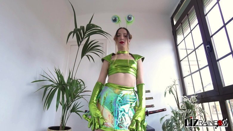 Liz Rainbow: Främmande tjej vill ha din sperma - 2D -version