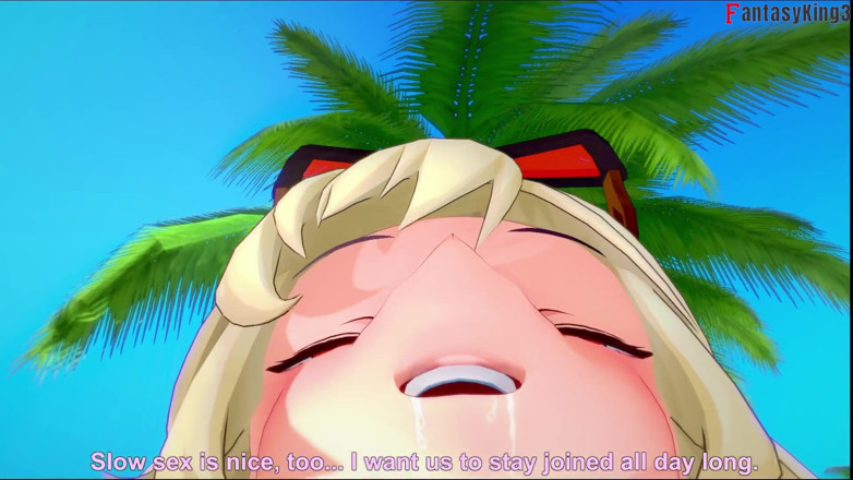 Fantasy king: Burnice Bikini Blowjob on the Beach - 2 - Zenless Zone Zero (zzz)
