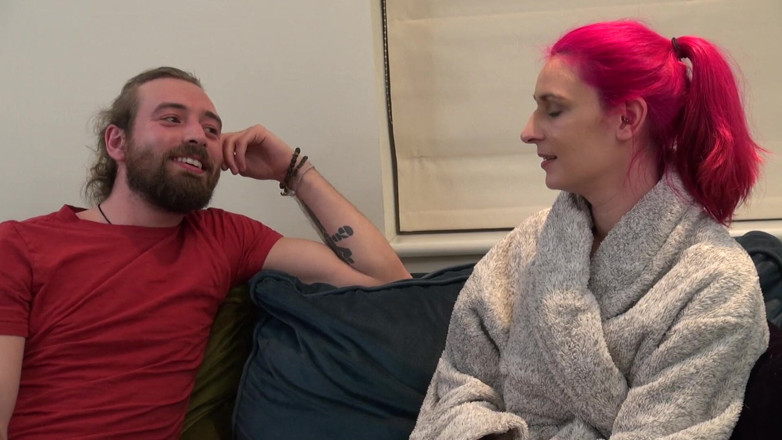 UK Sinners: Colored hair Amber Deen screwed from behind by Jonny Cooer...