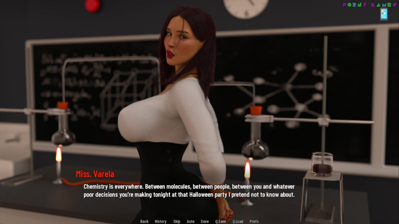 Porny Games: Giorni universitari di greebo - la ragazza timida si scatena, sesso...