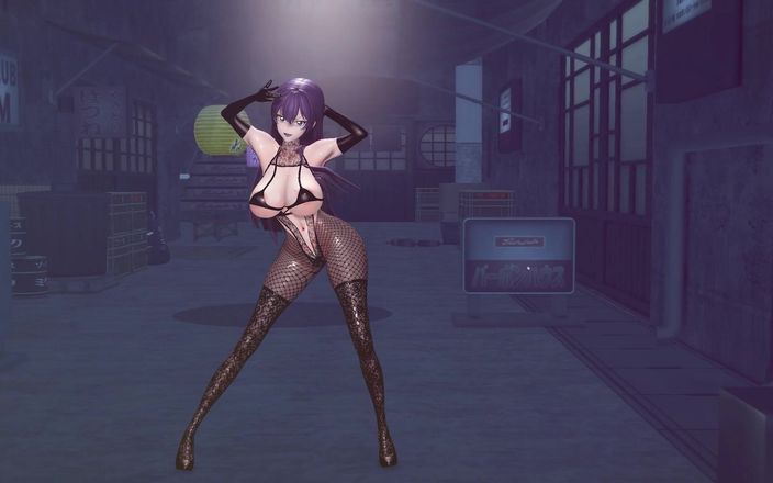 Mmd anime girls: Mmd R-18 Anime Girls Sexy Dancing clip 173