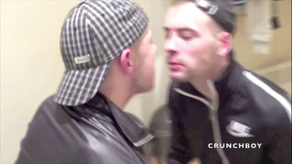 Raw French Bad boys: Dua cewek nakal ngentot dalam dominasi joging