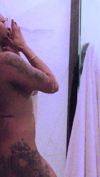 Taking a Shower and Teasing the Bastard Who Is Recording