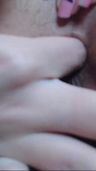 Close up anal play deep fingering