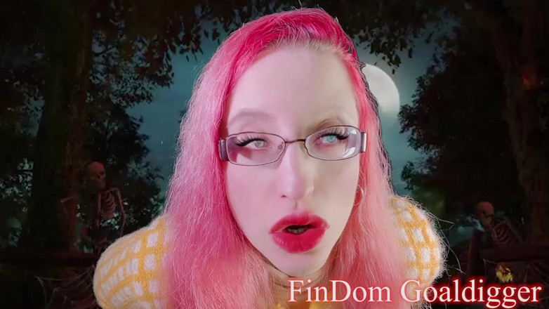 FinDom Goaldigger: Transformarea penisului cu spermă de Halloween