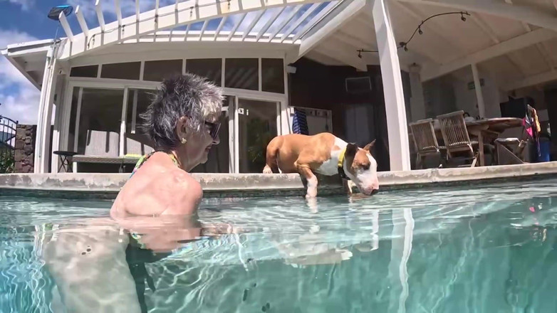 FromThisNight: Over/underwater Pool Shots and a Long, Slow-mo Outdoor Shower