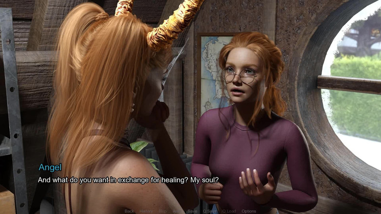 Futavision: Angel's Love: Cute Girl on Her Way to Transform herself...