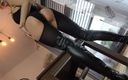 Mary Wet: Incredibly Horny! Mary in Boots &amp; Nylon Catsuit!