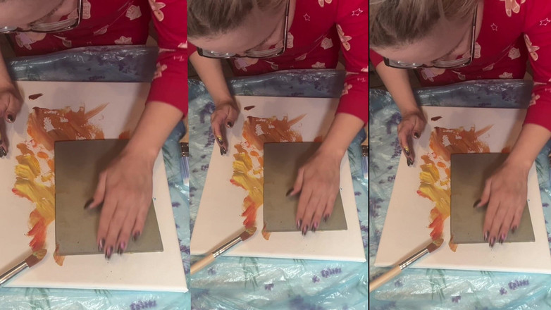 FinDom Goaldigger: Ve velkých brýlích Asmr Akrylové Umění Bloom v mlze část 1