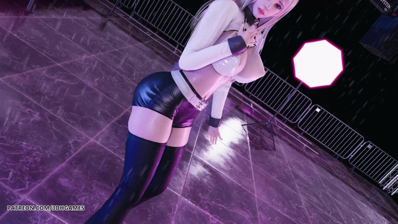 3D-Hentai Games: [MMD] Hyolyn - zeg mijn naam Ahri striptease competitie van legendes 4k 60...
