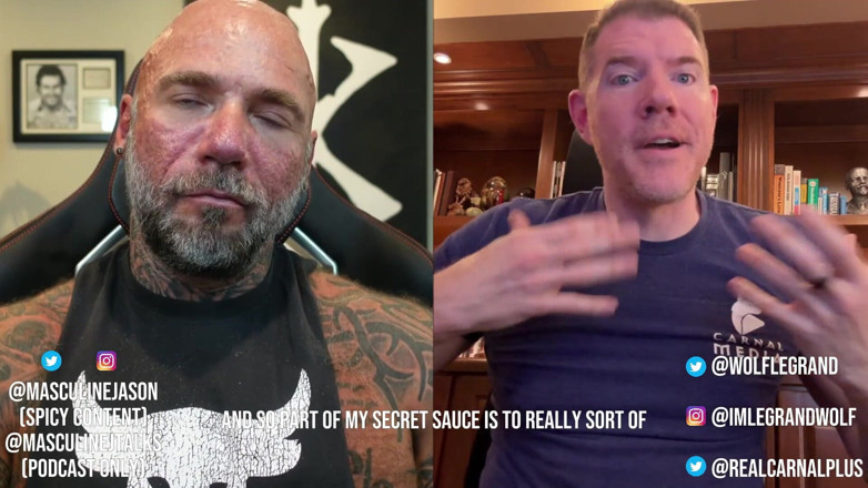 Raw and Uncensored with Masculine Jason: Porn Star Confessions - Legrand Wolf Part 2 (episode 175)