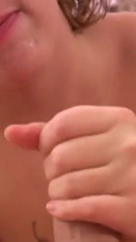 Claire James & Simon Synister Handjob Suck Facial