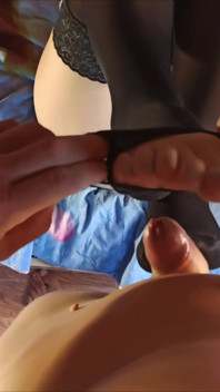 His Cock Came on My Feet