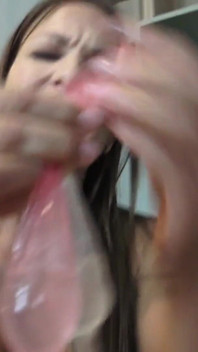 Goddess Perfecta`s Interracial POV Cuckold Condom Humiliation!