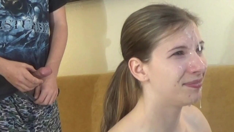 Real Amateur Sluts: Teen skinny slut girl Sierra has her first threesome part 2