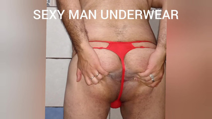 Sexy man underwear: Una grande masturbazione e sborrata