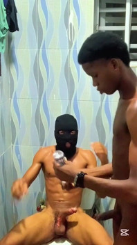 Young Boy Got Fucked in..bathroom, Livingroom and Kitchen