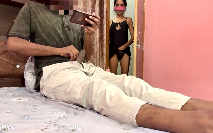 HotSihvani63: My Stepsister Secretly Caught Me Masturbating
