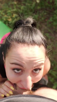Outdoor Yoga PAWG Girl Made Me Fuck Her