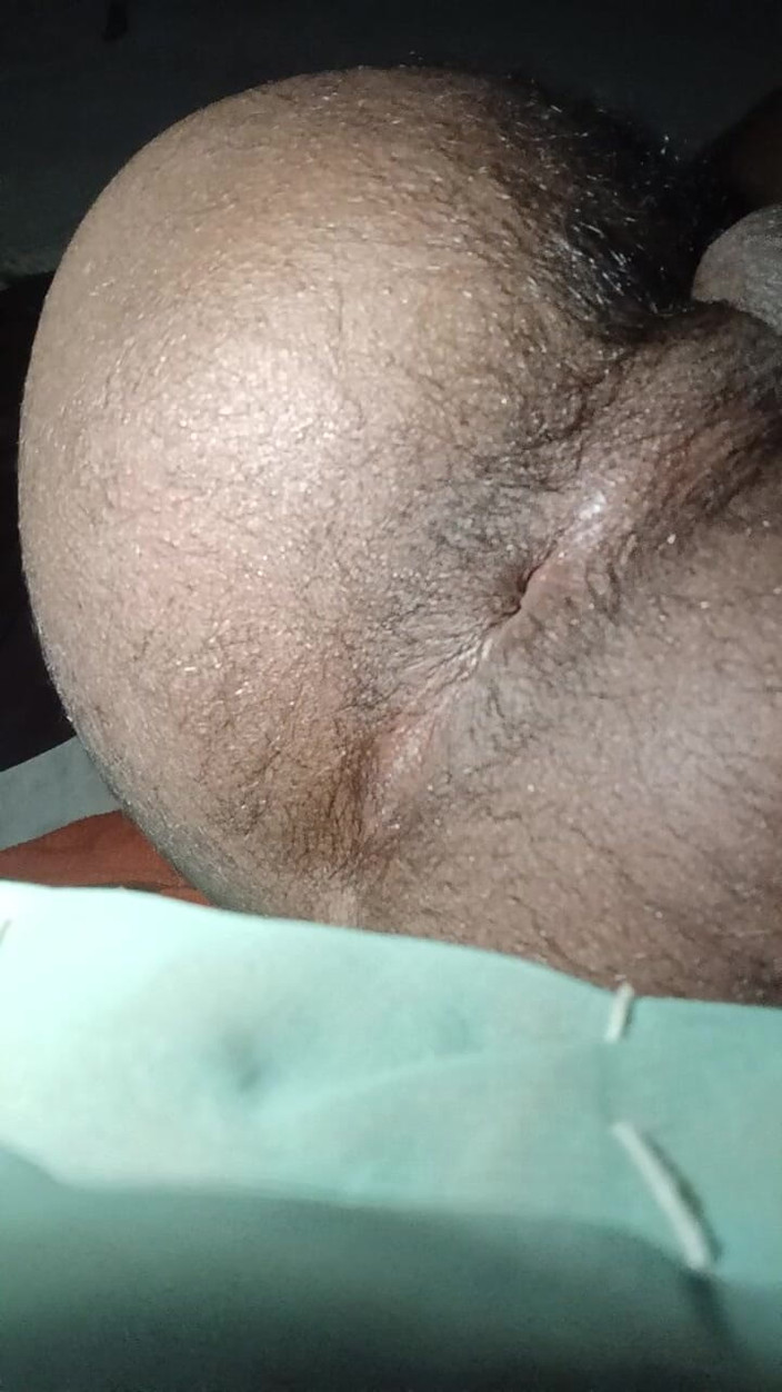 Arvind6355: Gran culo la masturbación Gran polla