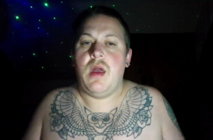 SoftBakedAfterDark: Fat Horny Trans Man - Riding and Rope