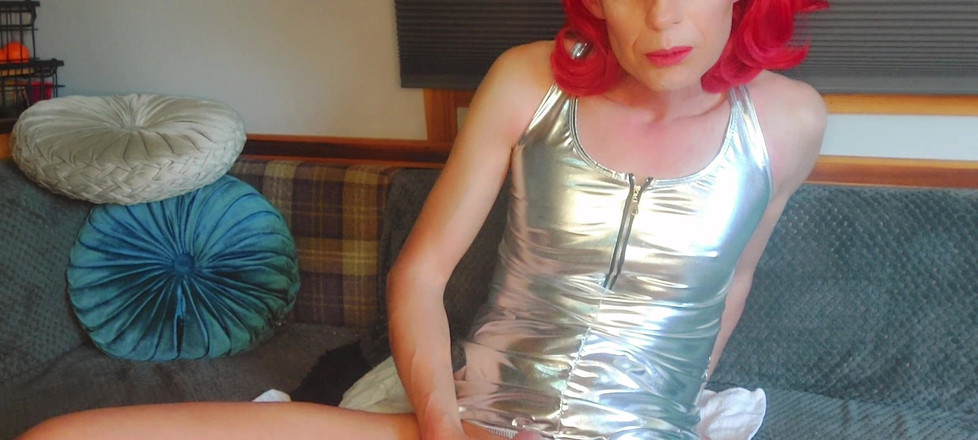 Alexalovesit: Анальный минет с дилдо и сперма