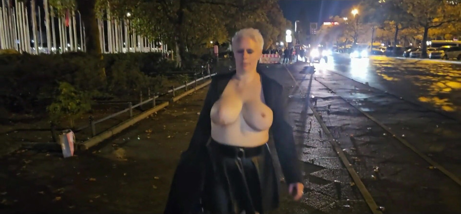 UserBitch1: Topless Through Berlin