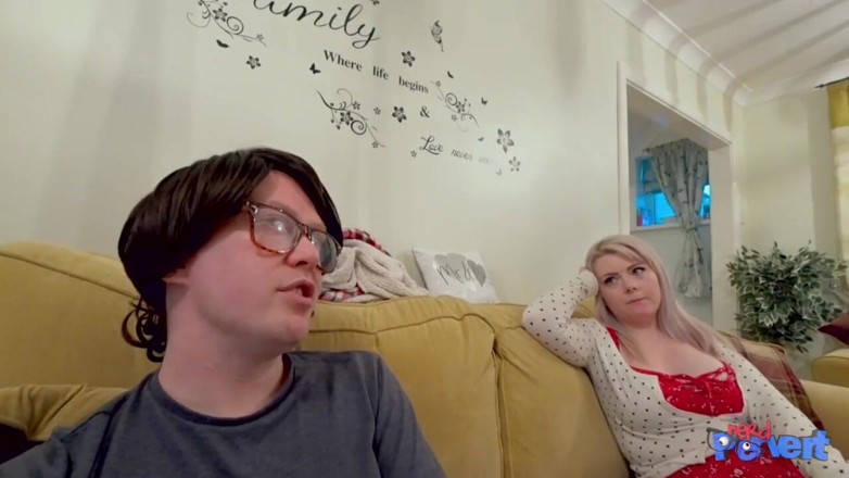 Nerd Pervert: Danni Marie - Cute First Timer Masturbates and Sucks Cock