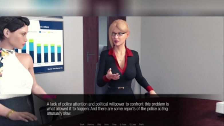 3DXXXTEEN2 Cartoon: Jessica's first day on the job. 3D porn, cartoon sex