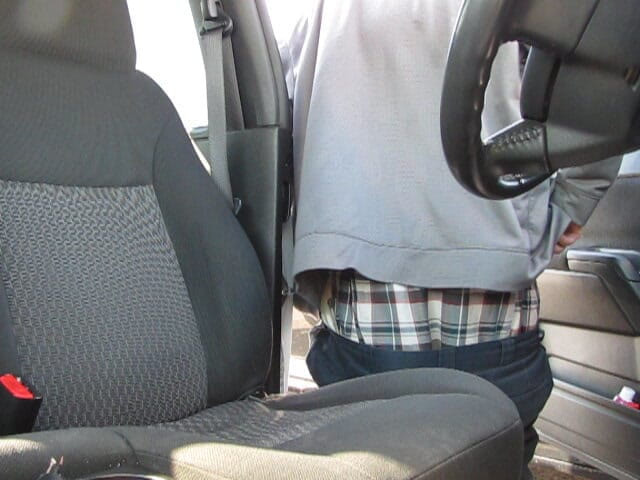 The porky pervert: Pre-expo Car Jerkoff