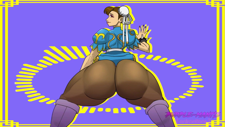 Purple Mantis: Chun-li twerkt over een over
