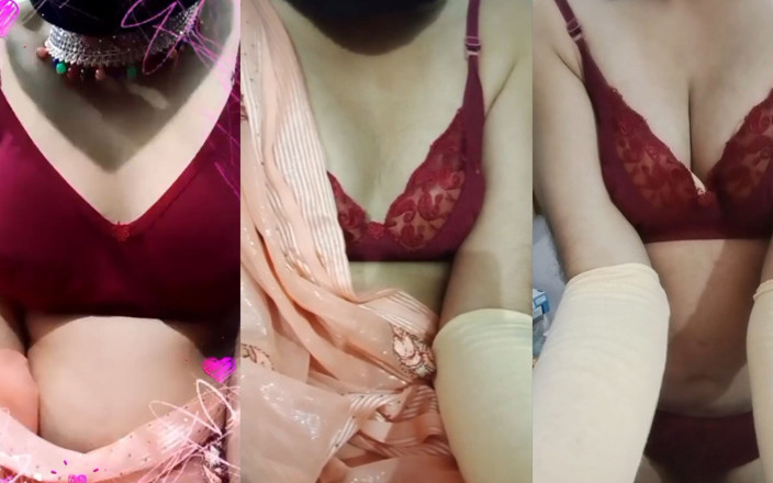 Gaurisissy: Indian Crossdresser Bottom Gaurisissy Rasa Miang Untuk Seks Dalam Saree...