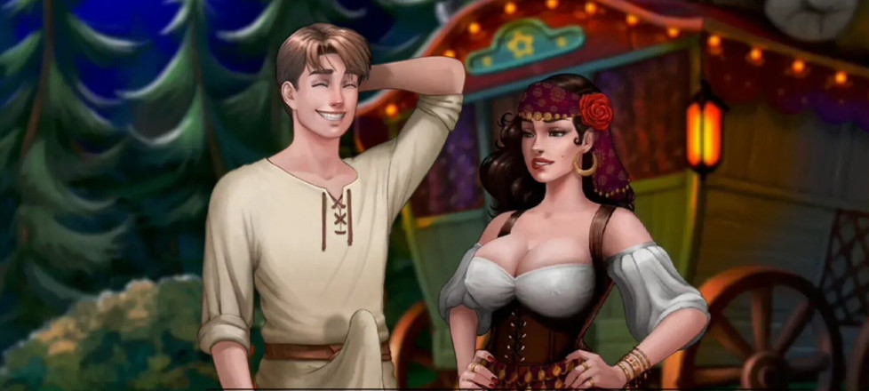 Naughty gameplays: What a Legend #2 - Witch MILF bertetek besar membuatkannya miang